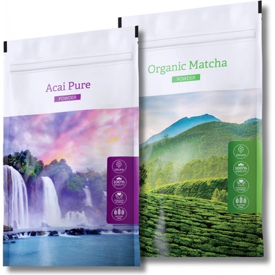 Energy Acai Pure powder 100 g + Organic Matcha powder 50 g