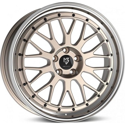 mbDESIGN LV1 7x17 5x112 ET45 champagner polished