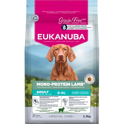 Eukanuba Special Care Mono Protein adult jehněčí 2 x 2,3 kg