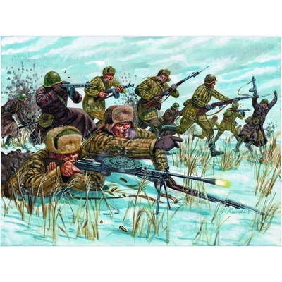WWII RUSSIAN INFANTRY WINTER UNIF 1:72
