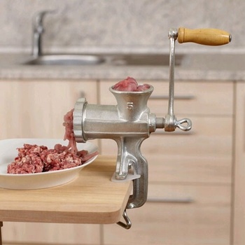 De Gusto Mlynček na mäso 5 strieborný/sivý