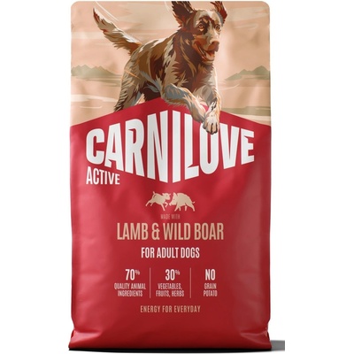Carnilove Active Dog Made with Lamb & Wild Boar for Adult All Breeds 4 kg