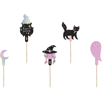 PartyDeco Декорации за кексчета - Фокус-мокус