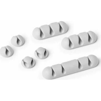 Durable sada kabelových klipů CAVOLINE® CLIP MIX 504110 7 ks šedá