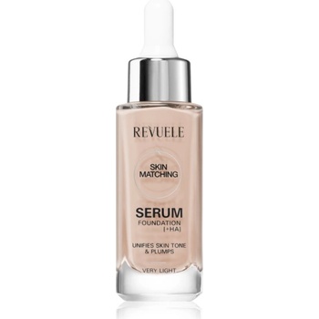 Revuele Serum Foundation [+HA] hydratační make-up pro sjednocení barevného tónu pleti Very Light 30 ml