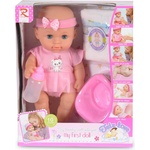 Moni Пишкаща кукла Moni Toys - С розов памперс, 31 cm (108317) - ozone