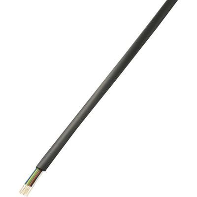 Tru Components 1564535 telefonní kabel 6 x 0.08 mm² černá 50 m