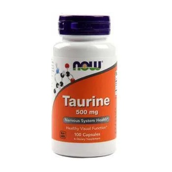 NOW Таурин 500 мг. - Taurine - 100 капсули - NOW FOODS, NF0140