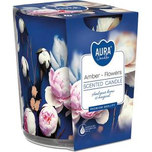 BISPOL Ароматна свещ Bispol Aura - Amber, 100 g (sn72s-57)