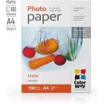 ColorWay Фотохартия, матова, 220 g/m2, A4, 100 листа (PM220100A4) (PM220100A4)
