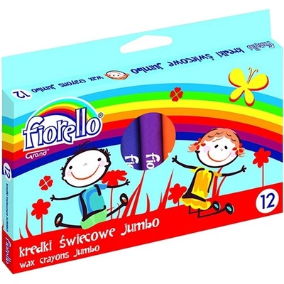 Fiorello Мазен пастел FIORELLO Jumbo кръгъл 12 цвята 170-1384 (170-1384)