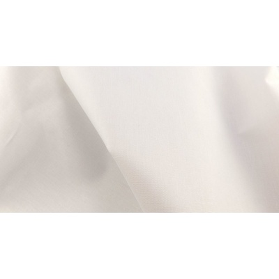 Vyšívacie tkanina Tesilen - biela - šírka 140 cm