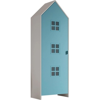 Vipack Бял/светлосин детски гардероб 58x172x37 cm Casami Bruges - Vipack (CSBR1307)