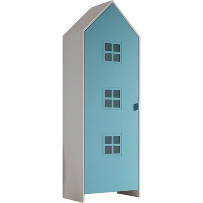 Vipack Бял/светлосин детски гардероб 58x172x37 cm Casami Bruges - Vipack (CSBR1307)