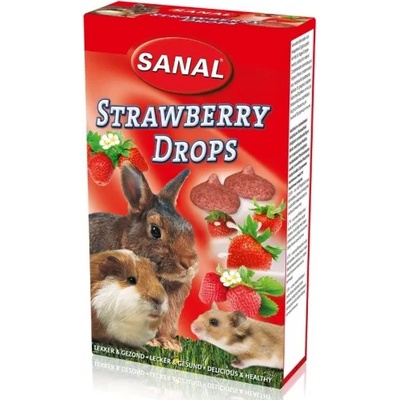 SANAL Дропс SANAL Rodent Strawberry - с ягода, 45 гр, Холандия SK7350