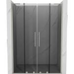 Mexen Velar L Duo плъзгащи се душ врати 140 см, графит, матиран никел - 871-140-003-42-97 (871-140-003-42-97)