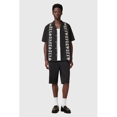 AllSaints Памучна риза AllSaints SCRIPTURE (M105SC)