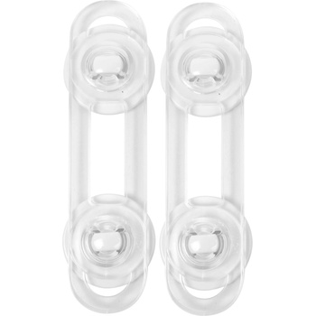 Safety 1st Гъвкаво устройство за заключване на шкаф Safety 1st - прозрачно, 2 броя