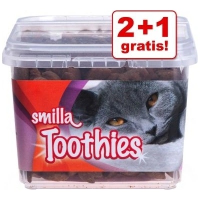 Smilla péče o zuby Snacks Toothies 3 x 125 g
