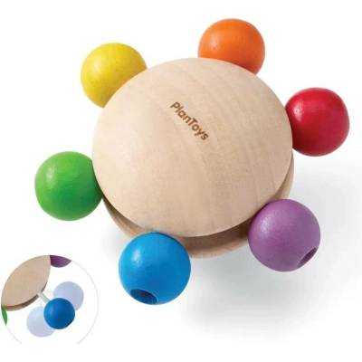 PlanToys Duhové chrastítko