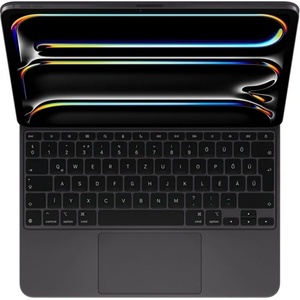 Apple IPAD Pro 13 (2025) Калъф за клавиатура APPLE MAGIC KEYBOARD с гнездо Type-C, съвместим с M4, BLACK MWR53MG/A (MWR53MG/A)