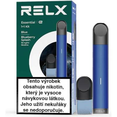 RELX Essential Sarter Kit 350 mAh modrý, borůvka 1 ks