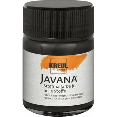 Kreul Javana Light farba na látky black 50 ml