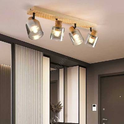 - Точково осветително тяло HYGGE 4xE14/15W/230V дърво/опушено (BG2624)