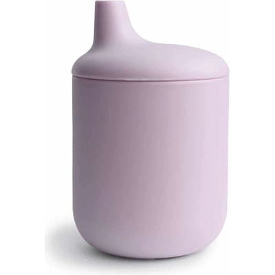 Mushie silikonový pohárek proti rozsýpaniu Soft Lilac