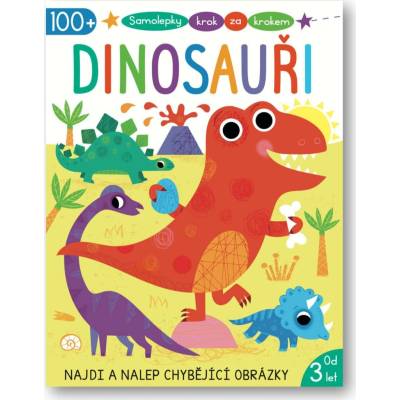 Samolepky krok za krokem Dinosauři Emma Munro Smith