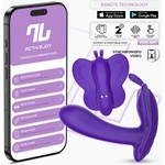 INTOYOU App Series Wingy Butterfly Vibrator with App Dark Purple