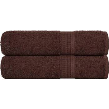 vidaXL Кърпи за душ FROGN 2 бр. Кафяви 70x140 см 360 г/м2 (136761)