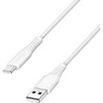 LogiLink Кабел Logilink USB 2.0 Type-C, C/M - A/M, 480 Mbps, 15 W, бял, 2 м