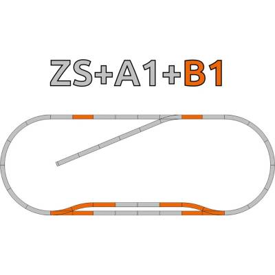 Roco Sada koľají B1 s podložím 61151