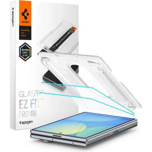 Spigen Стъклен протектор Spigen Glas. tR EZ-FIT Pro HD (AGL11943) (2 броя в комплект) - Samsung Galaxy Z Fold8 - Прозрачен
