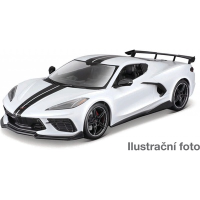 Maisto Chevrolet Corvette Stingray Coupe 2020 Bílá 1:18