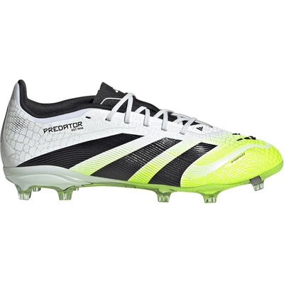 Adidas Юношески футболни бутонки Adidas Predator Elite Junior Firm Ground Football Boots - White/Blk/Lemon