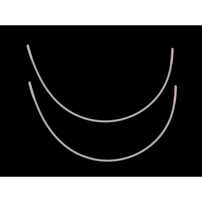 Prima-obchod Kostice kovové ploché, barva 40 bílá