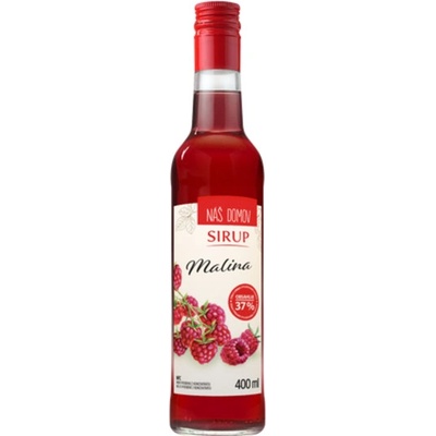 Náš Domov Malinový sirup 400 ml