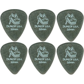 Dunlop 417R 2.00 Gator Grip Standard 6 Перце за китара (417R200-6PACK-SET)