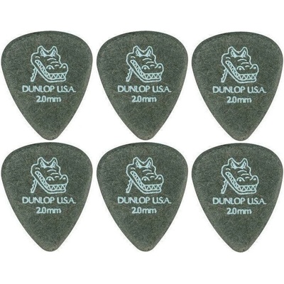 Dunlop 417R 2.00 Gator Grip Standard 6 Перце за китара (417R200-6PACK-SET)