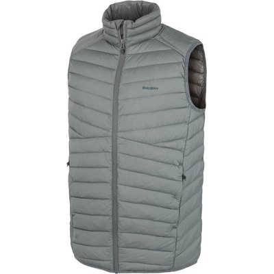 HUSKY Мъжка пухена жилетка Dresles M dk. сиво-зелена (hsk-GHP-0014-005)