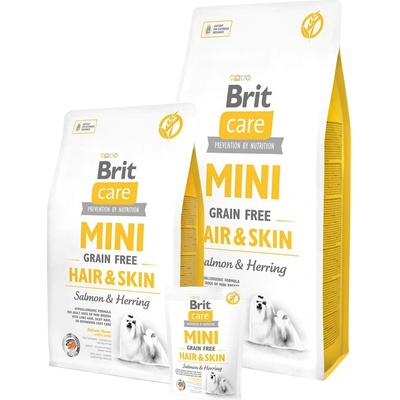 Brit Care Mini Grain Free Hair & Skin Salmon & Herring 7 kg