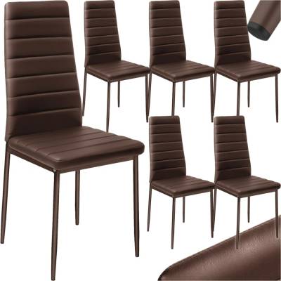 Tectake 401849 cappuccino 6 ks