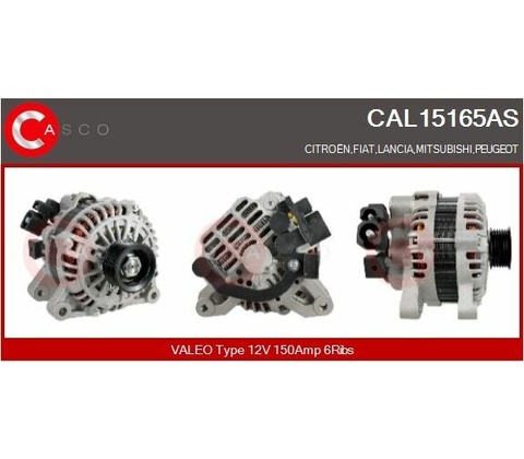 Alternátor CASCO CAL15165AS
