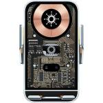 Xmart Автомобилна стойка за смартфон с вграден Wireless Charger Xmart CH2024T (22097)