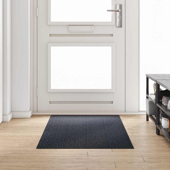 vidaXL Килим пътека Антрацит 80 x 200 cm текстил (42011422)