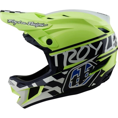 Troy Lee Designs D4 Polyacrylite Fifty-50 navy glo yellow 2024