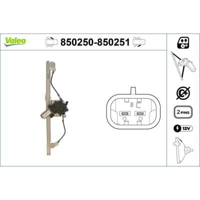 Zvedací zařízení oken VALEO 850250
