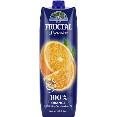 Fructal superior pomeranč 100% 1000 ml